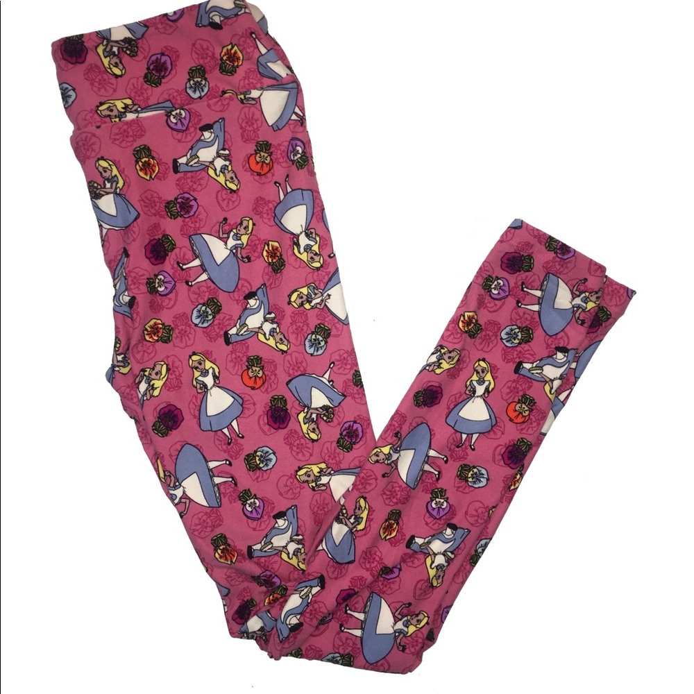 LuLaRoe Alice in Wonderland Leggings